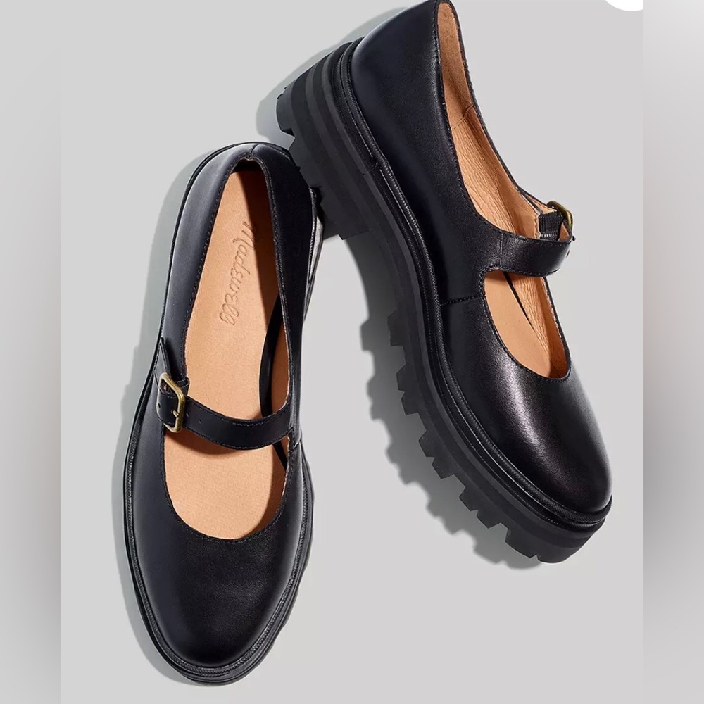NWB Madewell Lugsole platform Mary Janes.